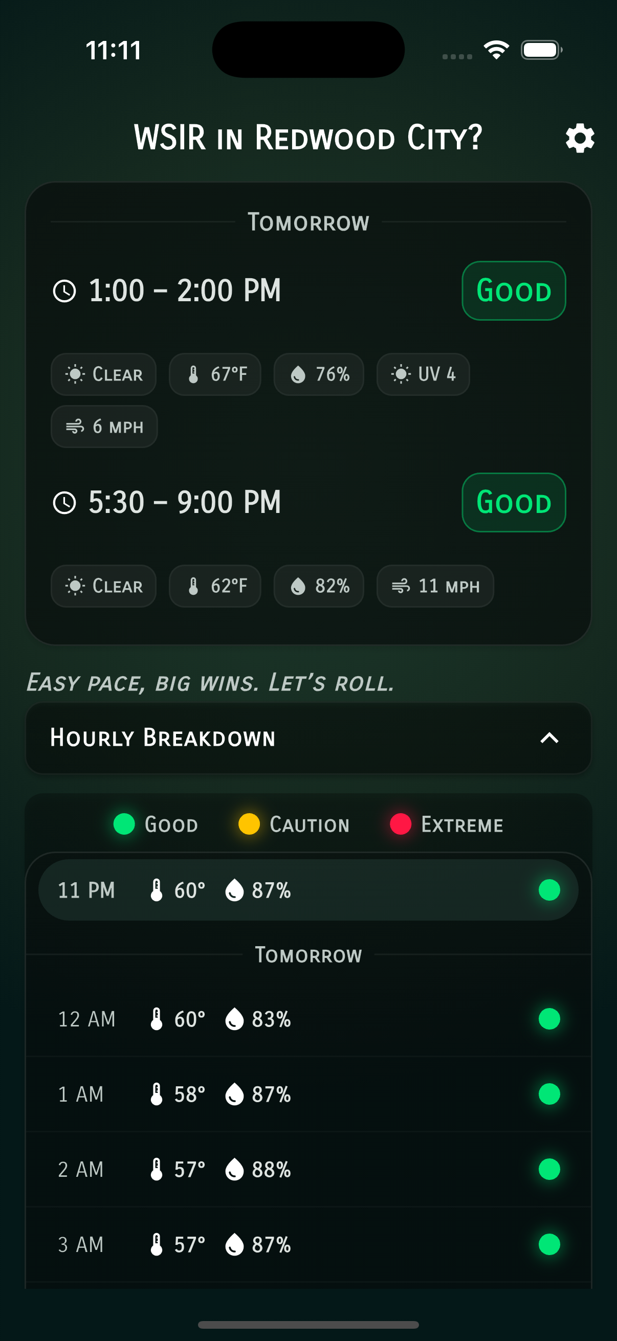 WSIR screenshot 1